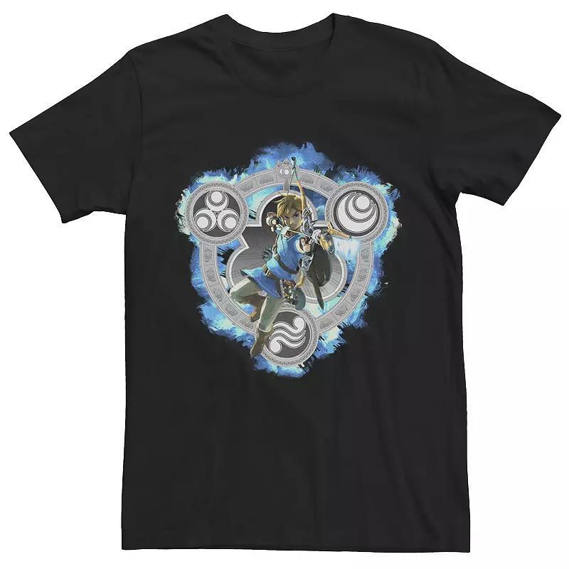 Men's The Legend Of Zelda Breath Of The Wild Portrait Tee, Size: XXL, Black Product Image
