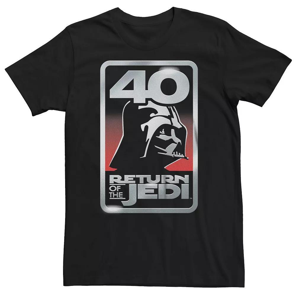 Bit & Tall Star Wars Return of the Jedi 40th Anniversary Vader Tee, Men's, Size: XL Tall, Black Product Image