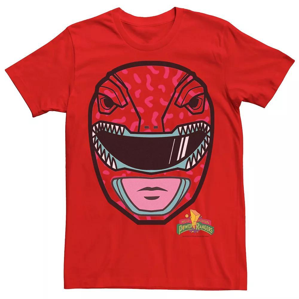 Men's Power Rangers Red Ranger Big Face Tee, Size: Medium Product Image