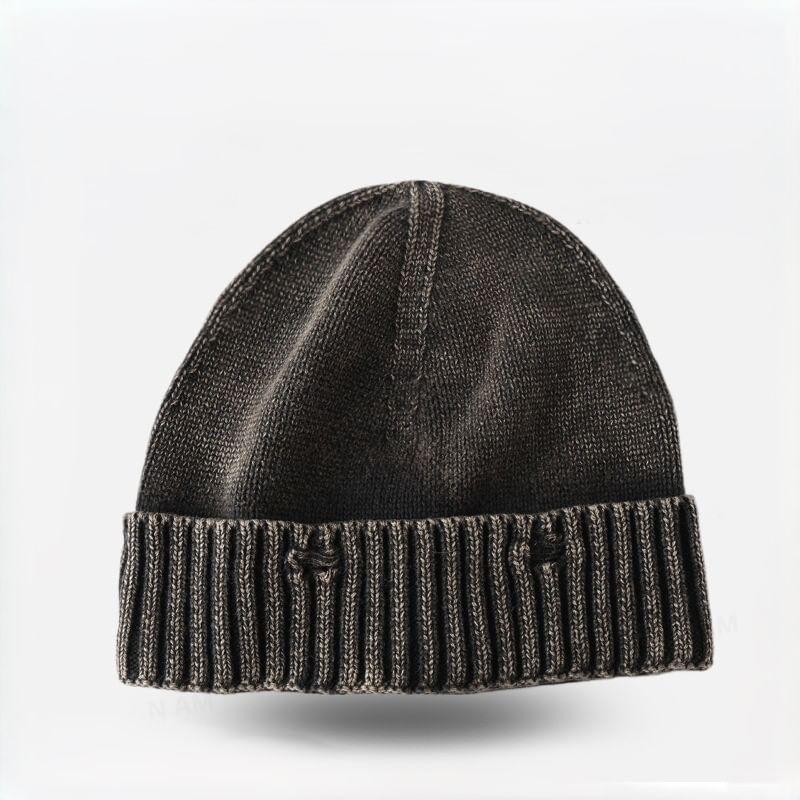 Distressed Knit Beanie Product Image