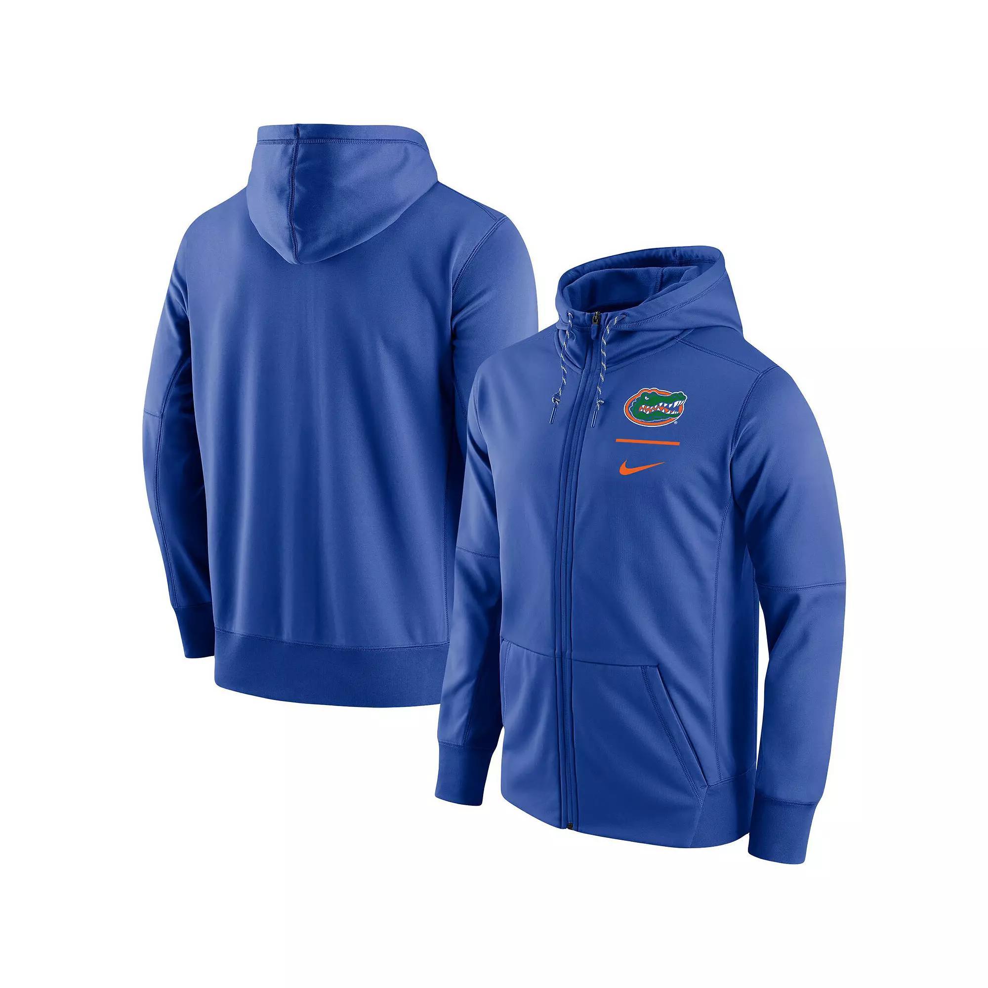 Men's Nike Royal Florida Gators Logo Stack Performance Full-Zip Hoodie, Size: 2XL, Blue Product Image