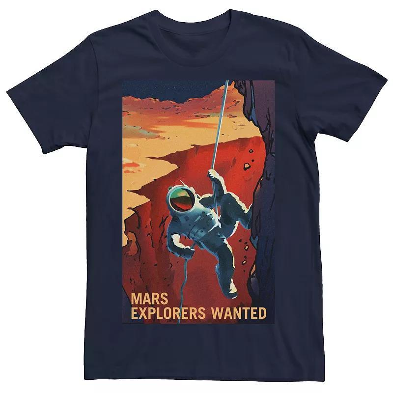 Nasa Mens Mars Explores Wanted Short Sleeve T-Shirt Product Image