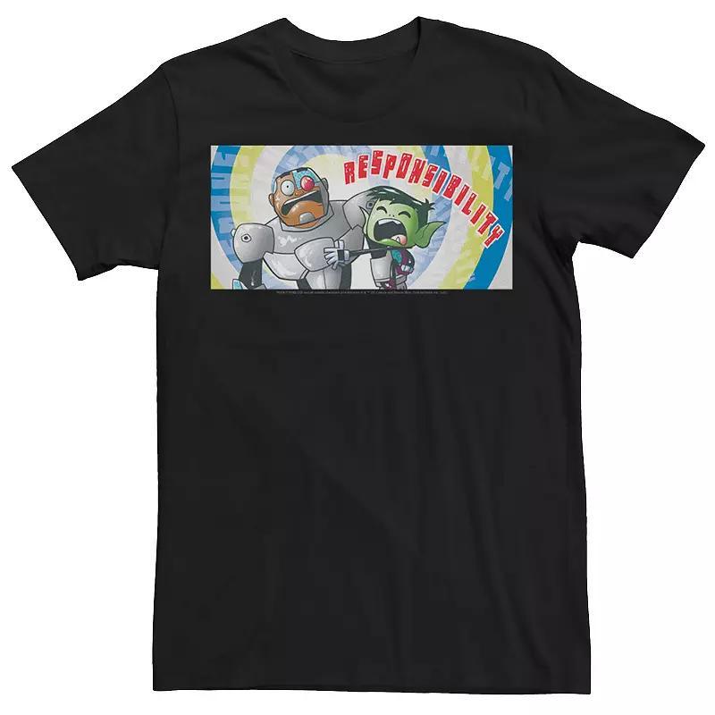 Disney's Peter Pan Mermaids & Pirate Ship Rainbow Scene Men's Tee, Size: Medium, Blue Product Image