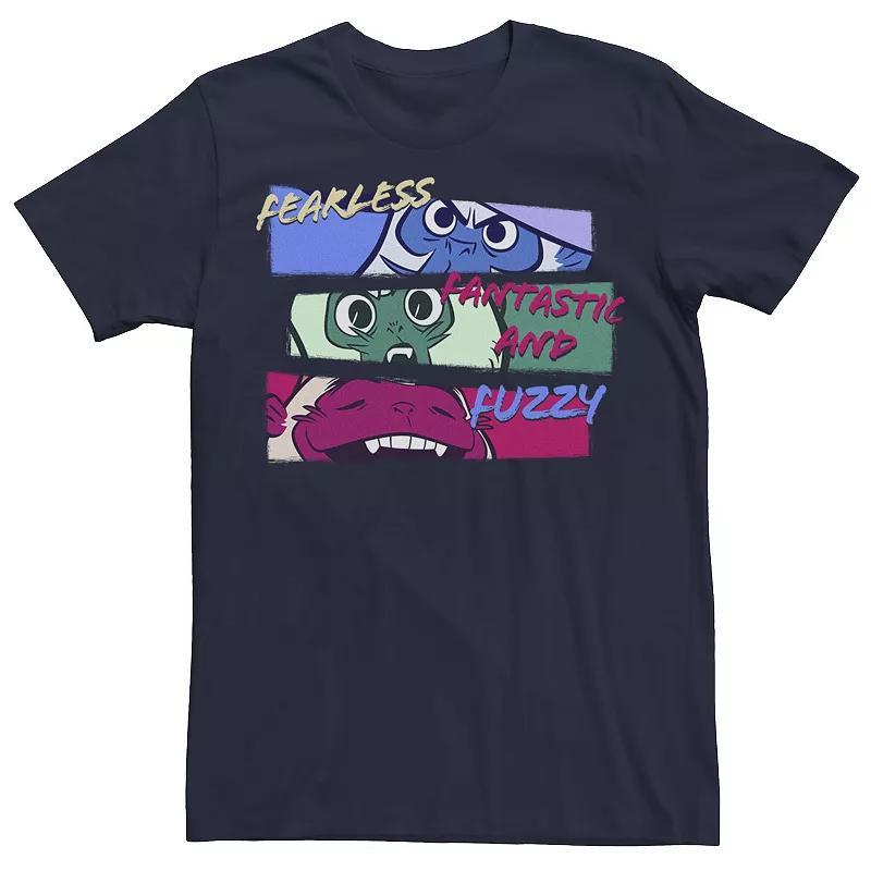 Disney's Peter Pan Mermaids & Pirate Ship Rainbow Scene Men's Tee, Size: Medium, Blue Product Image