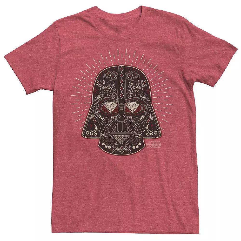 Men's Star Wars Darth Vader Sugar Skull Graphic Tee, Size: Medium, Red Product Image