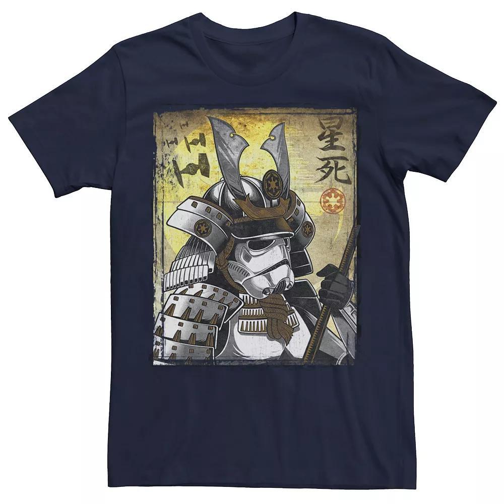 Mens Star Wars Samurai Trooper Poster Tee Red Product Image