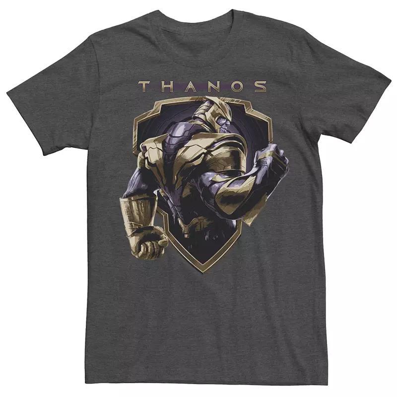 Men's Marvel Avengers Endgame Thanos Shield Tee, Size: 3XL, Grey Heather Product Image