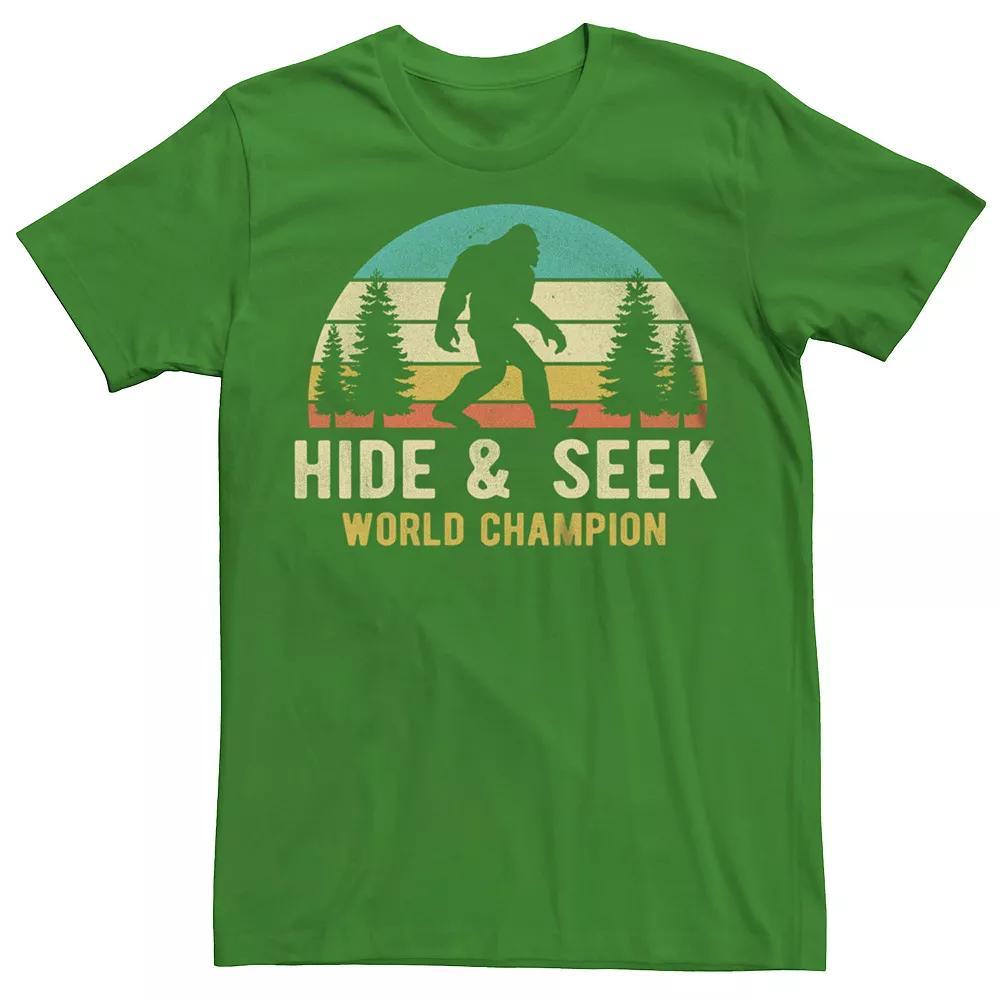 Men's Hide & Seek World Champion Bigfoot Graphic Tee, Size: XL, Black Product Image