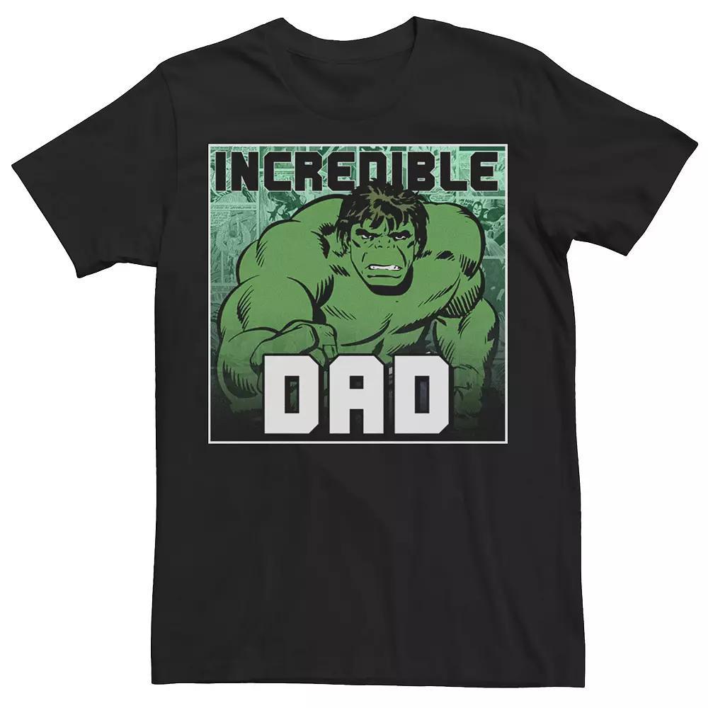 Mens Marvel Hulk Fathers Day Incredible Dad Tee Product Image