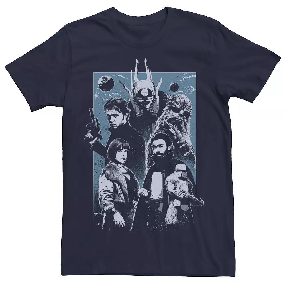Men's Star Wars Solo Movie Good & Evil Tonal Tee, Size: Medium, Blue Product Image