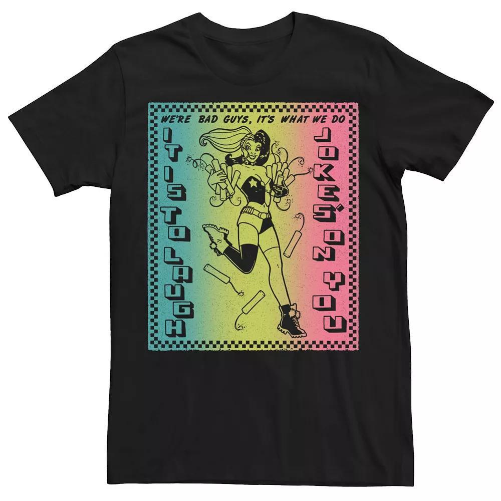 Big & Tall Disney / Pixar Character Icon Grid Tee, Men's, Size: Large Tall, Black Product Image