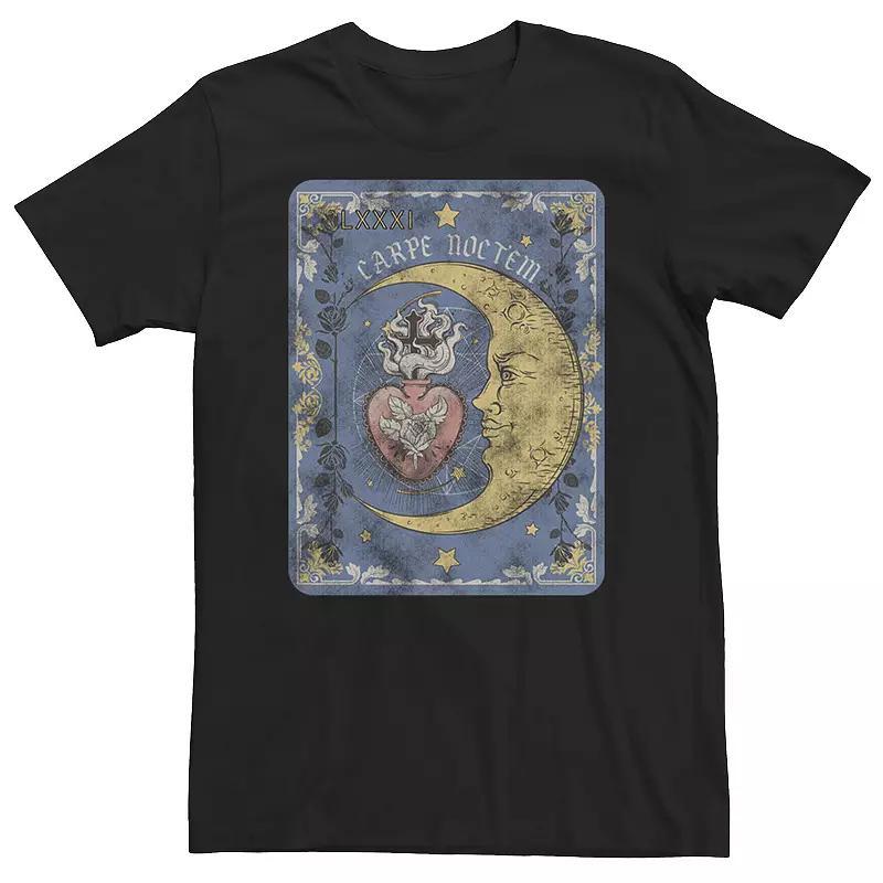 Big & Tall Trendy Tarot Card Tee, Men's, Size: 4XLT, Black Product Image