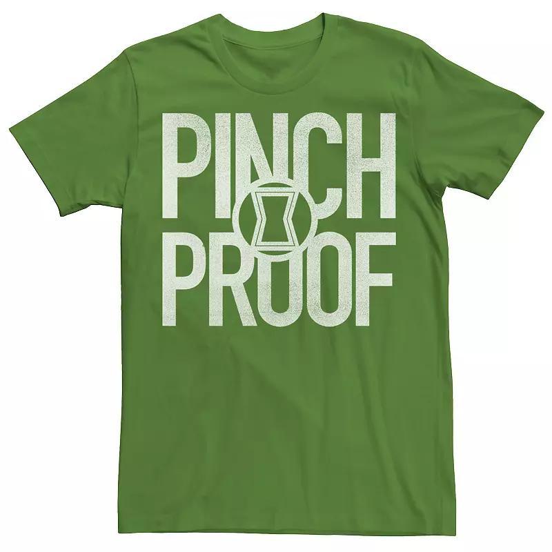 Men's Marvel Black Widow Pinch Proof St. Patrick's Day Text Tee, Size: Small, Kelly Product Image