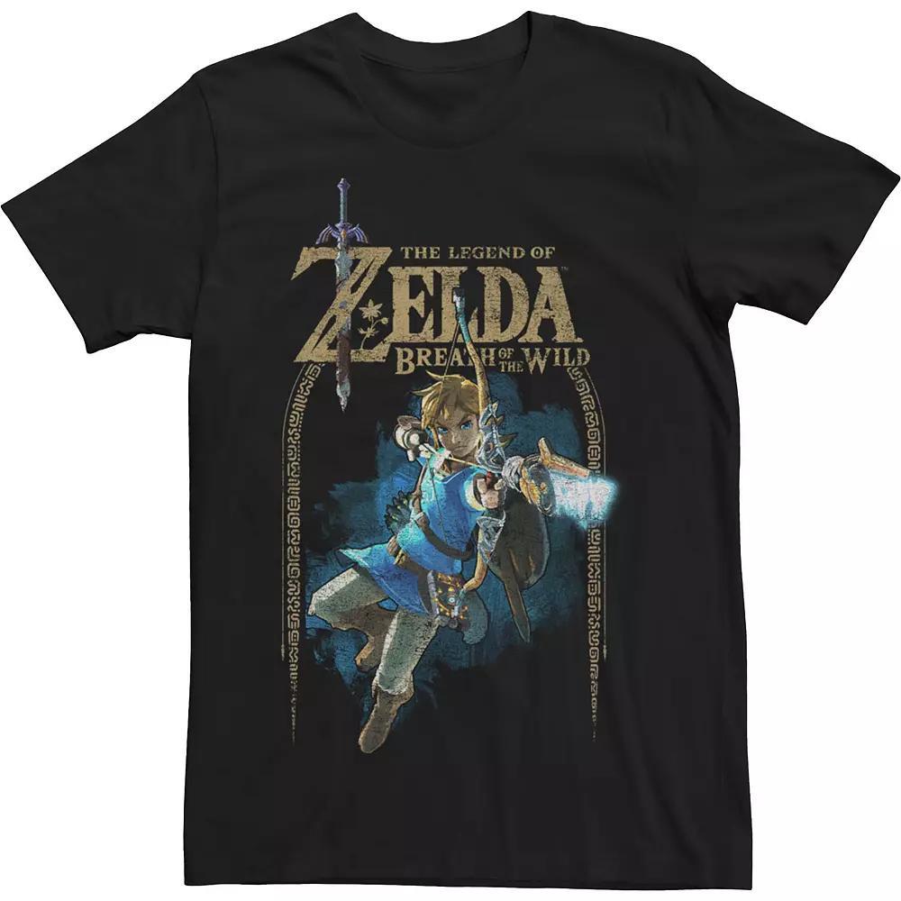 Big & Tall Nintendo Wild Arch Gaming Tee, Men's, Size: 3XL, Black Product Image