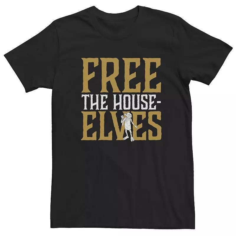 Big & Tall Harry Potter Dobby Free The House-Elves Tee, Men's, Size: 4XL, Black Product Image