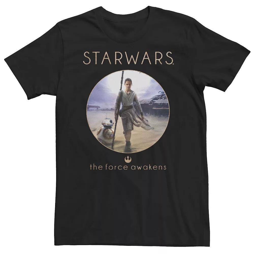 Big & Tall Netflix Stranger Things 4 Hopper Big Face Tee, Men's, Size: Large Tall, Black Product Image