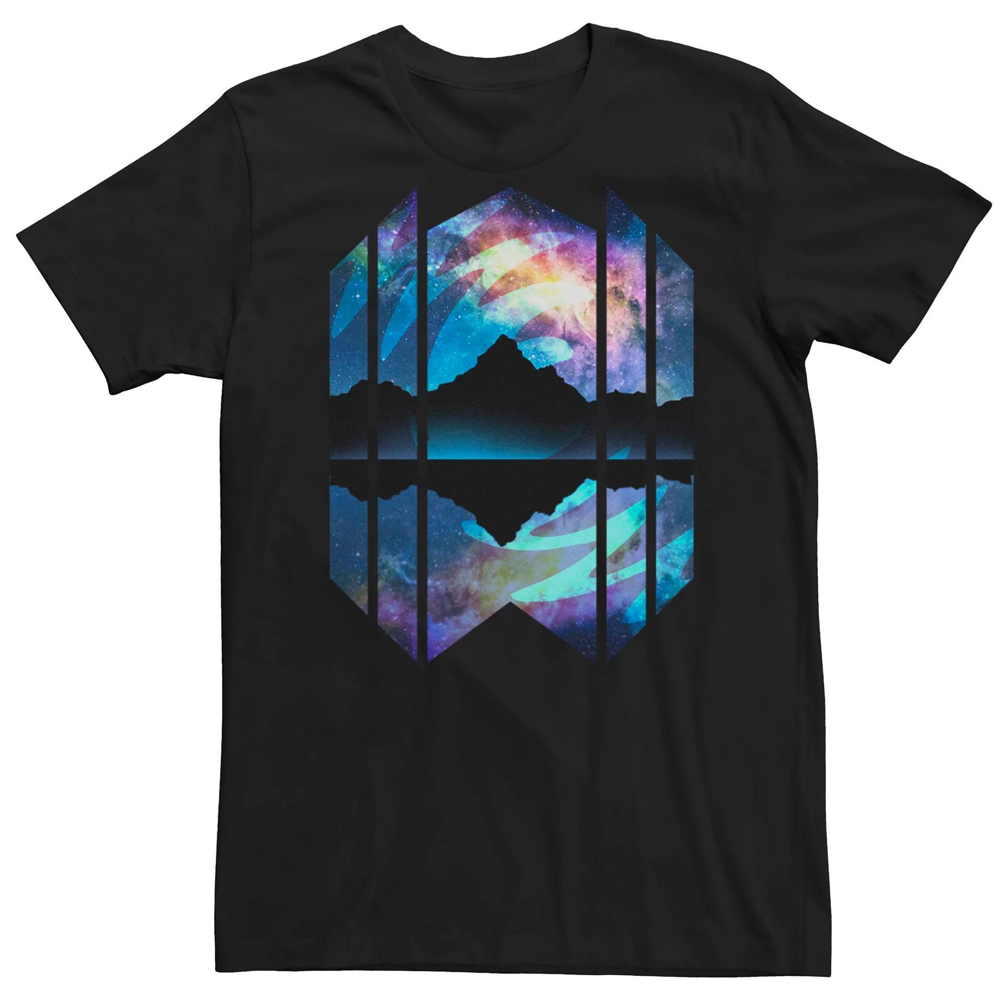 Men's Star Wars The Mandalorioan Grogu Float Album Poster Tee, Size: Medium, Black Product Image