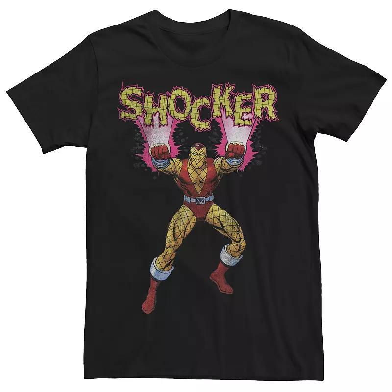 Men's Marvel Shocker Classic Retro 90's Spider-Man Villain Tee, Size: XL, Black Product Image