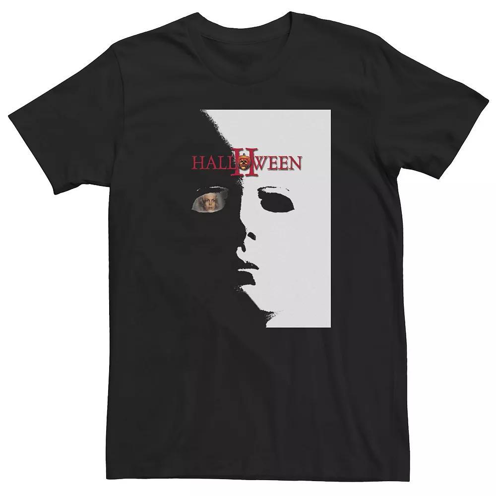 Men's Halloween 2 Split Michael Myers Split Movie Poster Tee, Size: 3XL, Black Product Image