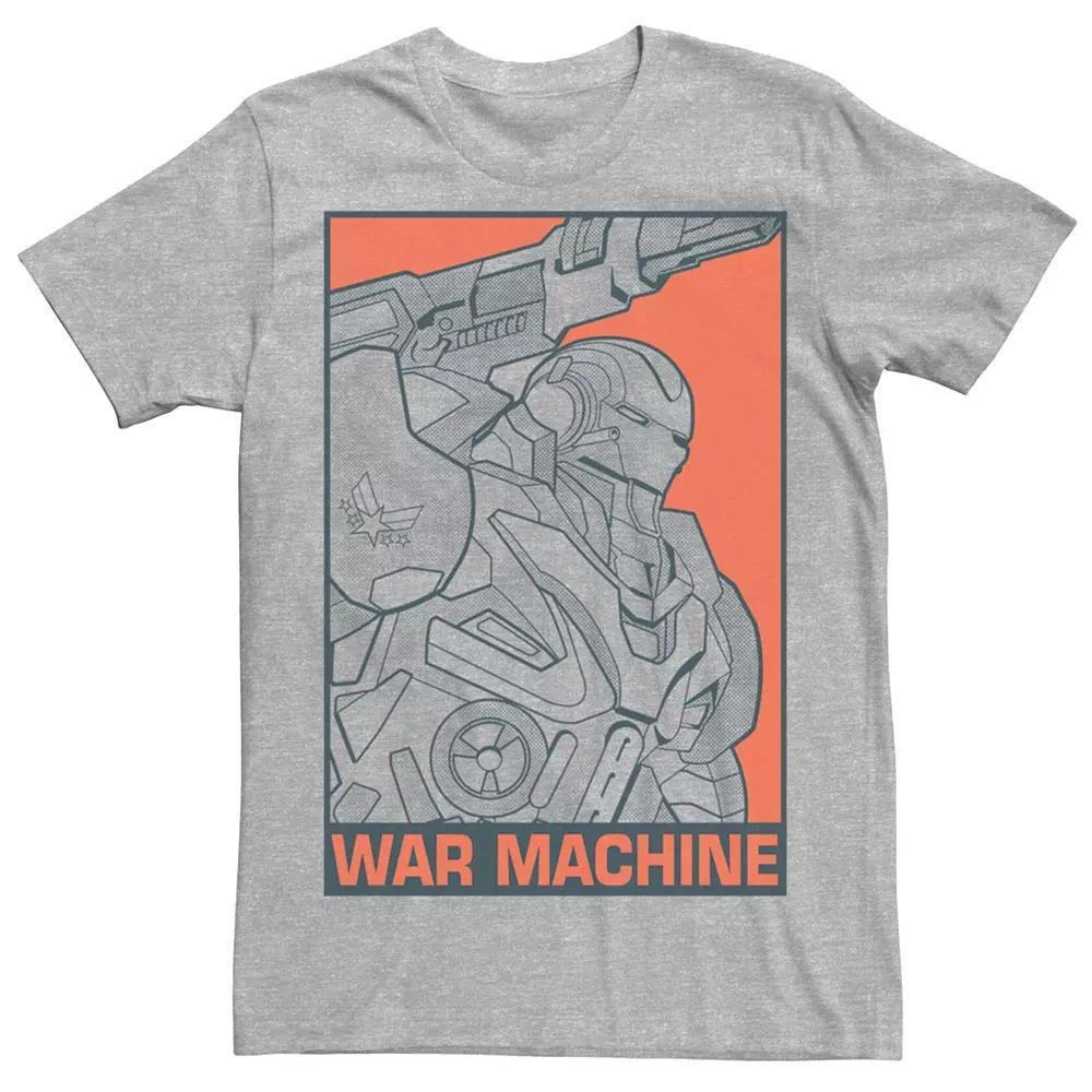 Men's Marvel Avengers Endgame War Machine Tee, Size: XL, Athletic Grey Product Image