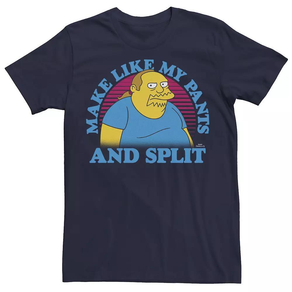 Big & Tall Netflix Stranger Things 4 Hopper Big Face Tee, Men's, Size: Large Tall, Black Product Image