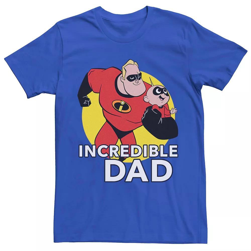 Disney / Pixar's The Incredibles 2 Men's Incredible Dad Graphic Tee, Size: Large, Royal Product Image