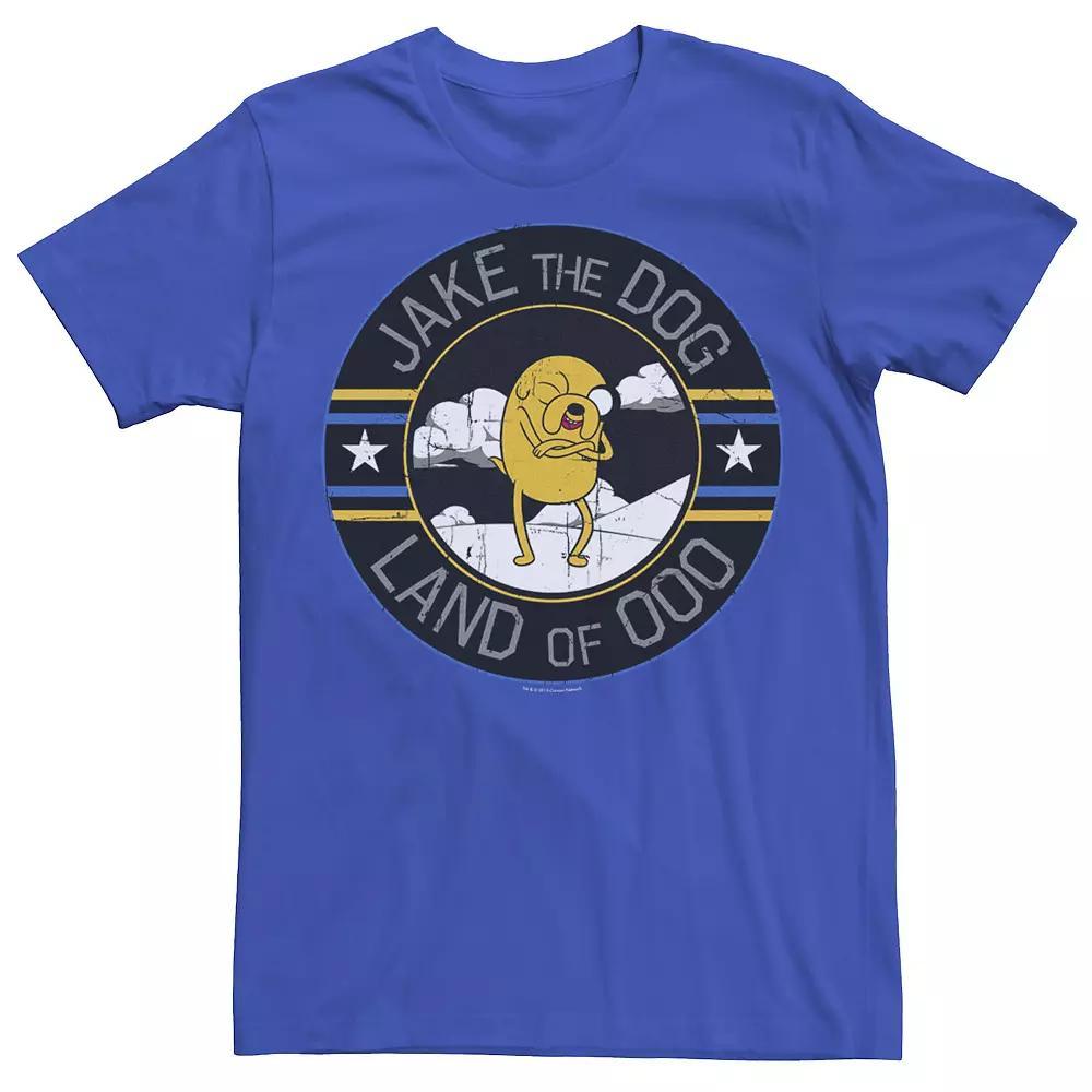 Men's Cartoon Network Adventure Time Jake The Dog Land Of Ooo Sweatshirt, Size: Small, Royal Product Image