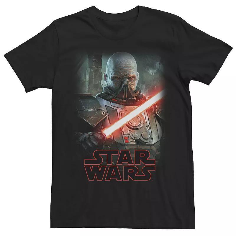 Big & Tall Netflix Stranger Things 4 Hopper Big Face Tee, Men's, Size: Large Tall, Black Product Image