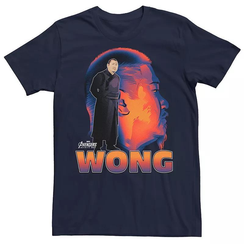 Men's Marvel Captain Marvel "Avenge The Fallen" Portrait Tee, Size: Medium, Black Product Image
