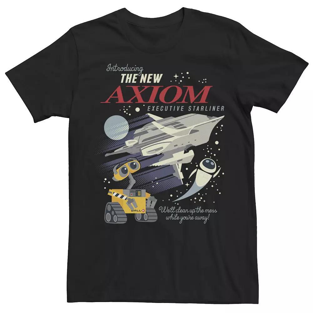 Disney / Pixar's WALL-E Men's Axiom Collage Poster Tee, Size: XL, Black Product Image