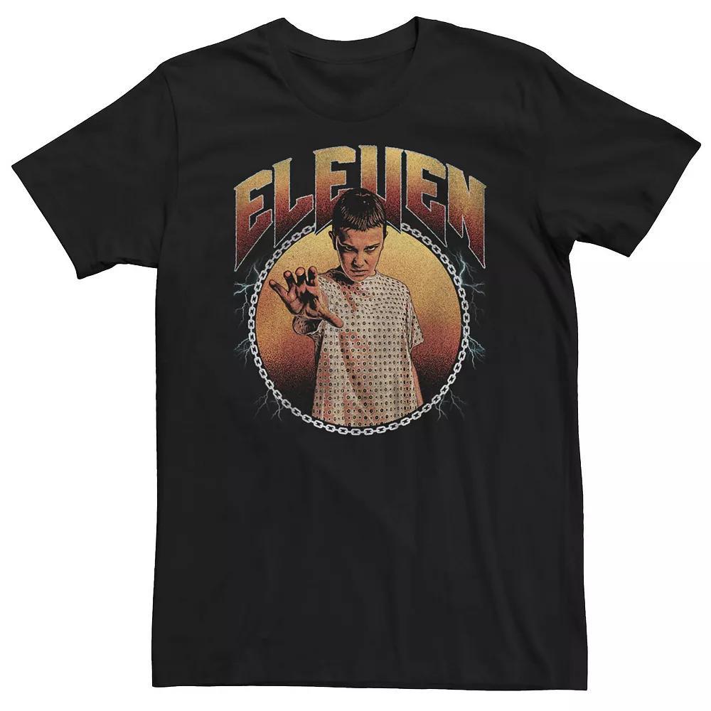 Big & Tall Stranger Things Powerful Eleven Tee, Men's, Size: Large Tall, Black Product Image