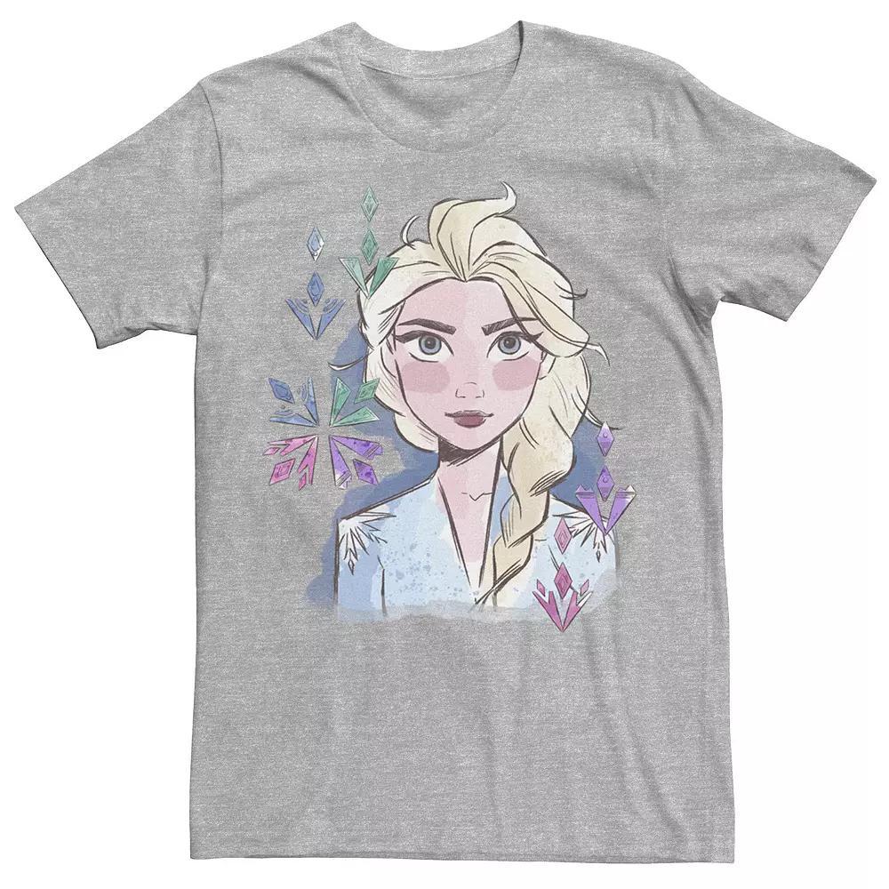 Mens Disney Pixar Inside Out Fear Big Face Tee, Men's, Size: XL, Athletic Grey Product Image