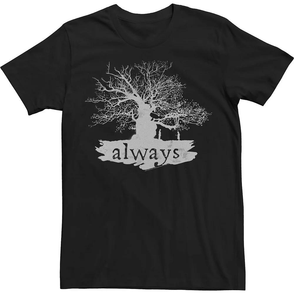 Men's Harry Potter Always Tree Silhouette Tee, Size: 3XL, White Product Image