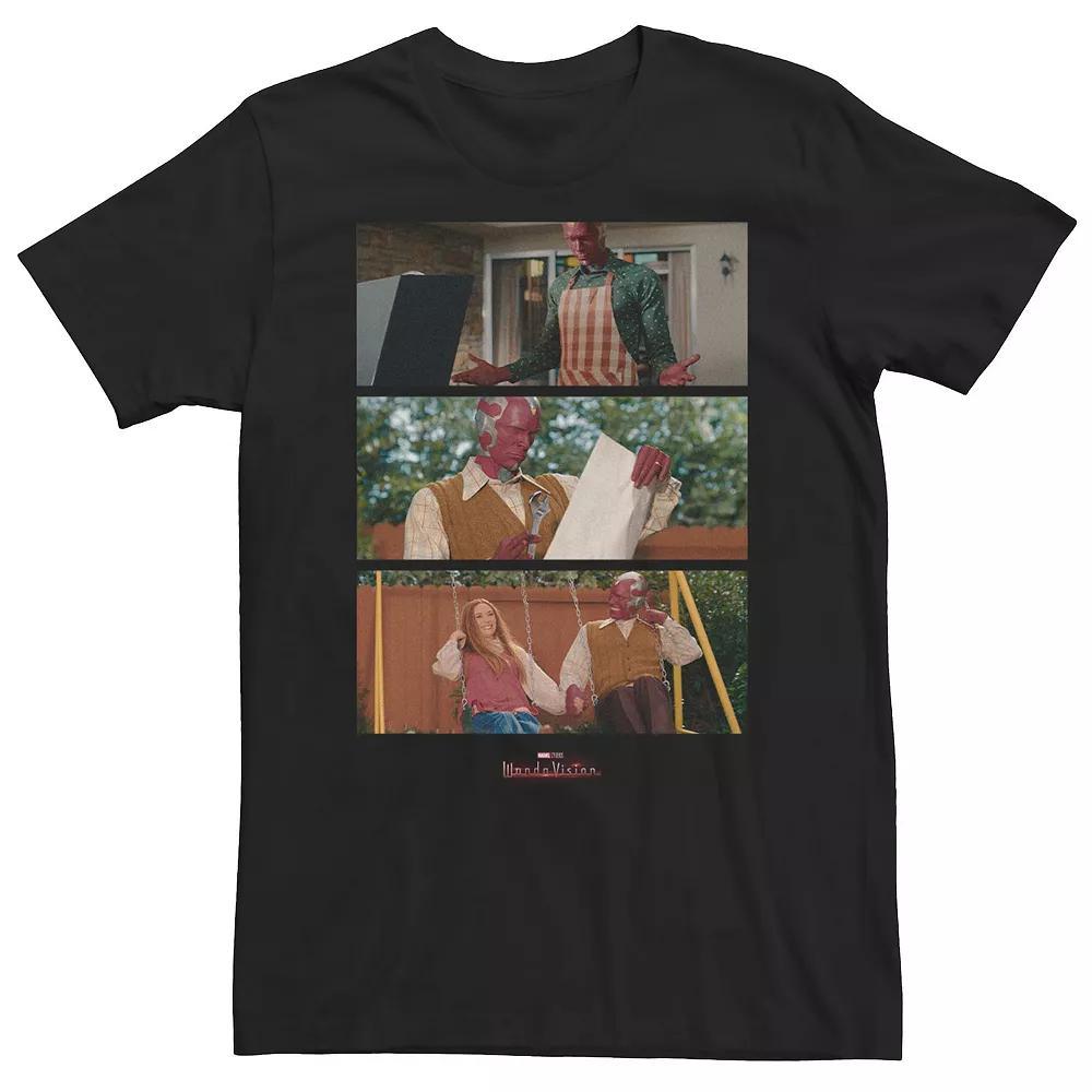 Men's Netflix Stranger Things Group Shot Fireworks Poster Tee, Size: 3XL, Blue Product Image