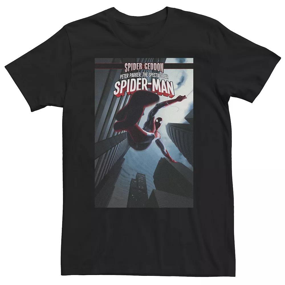 Big & Tall Marvel Spider-Man Return of Morlun Comic Cover Tee, Men's, Size: XXL Tall, Black Product Image