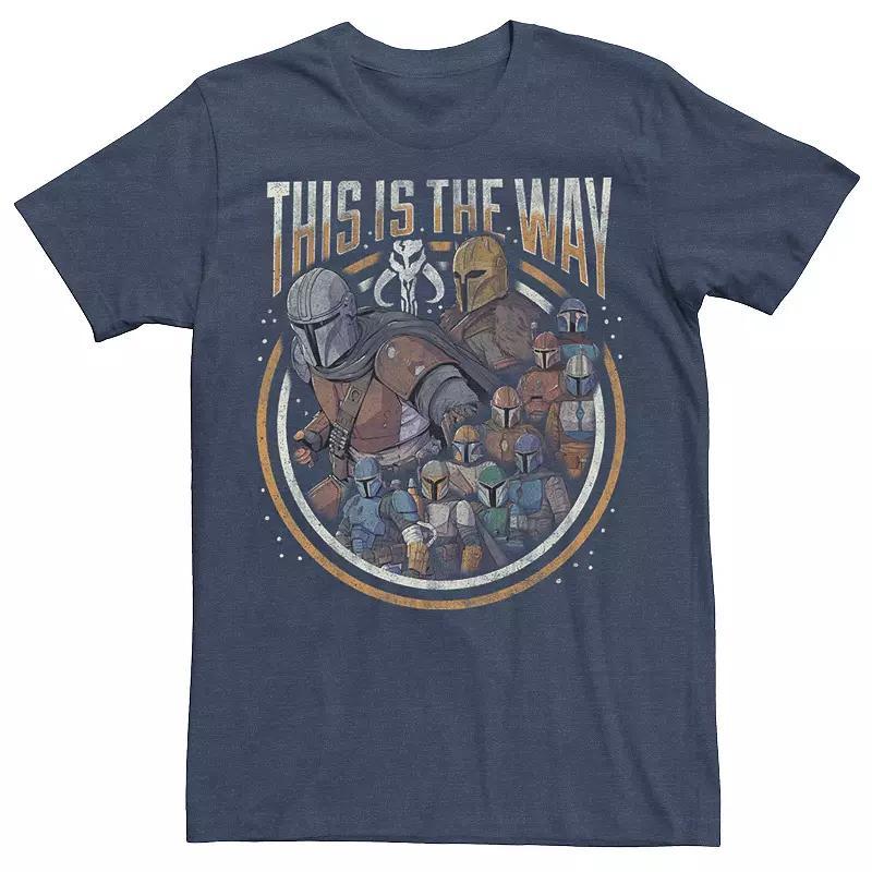 Men's Star Wars The Mandalorian Group Shot This Is The Way Tee, Size: Medium, Grey Heather Product Image