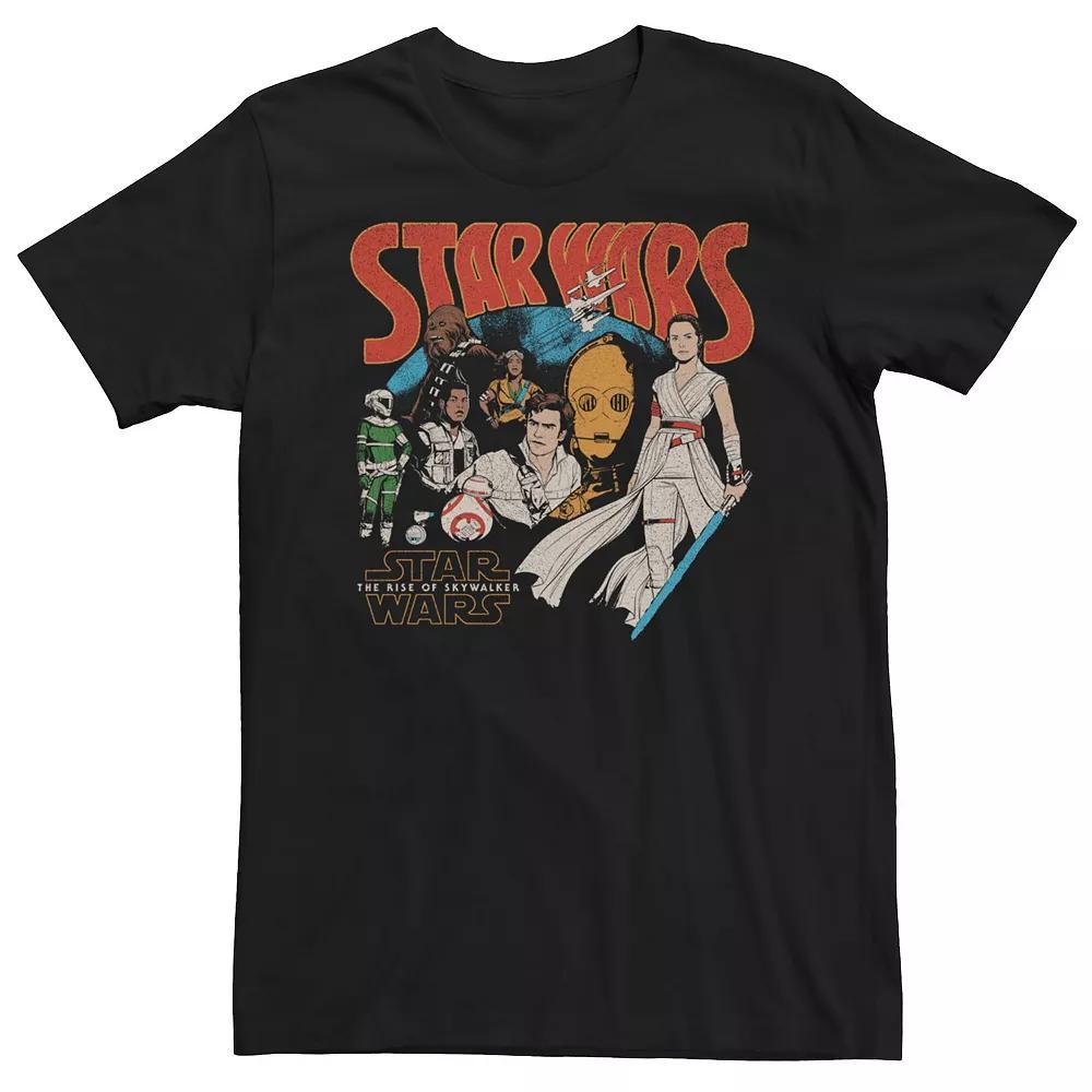 Big & Tall DC Comics Superman Starry Night Poster Tee, Men's, Size: 5XL, Black Product Image
