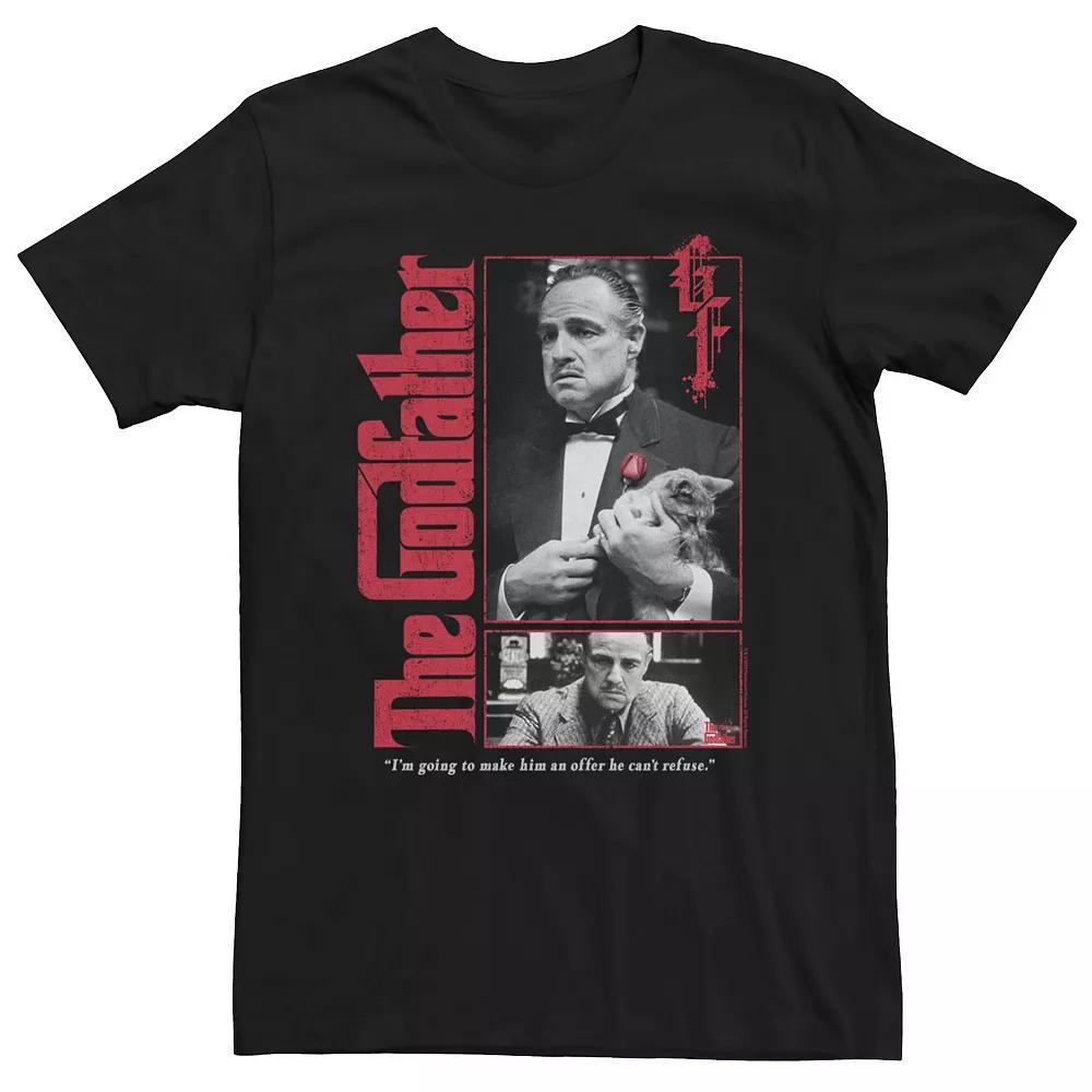 Big & Tall Harry Potter Prisoner Of Azkaban Harry Ron Hermione Poster Tee, Men's, Size: XL Tall, Black Product Image
