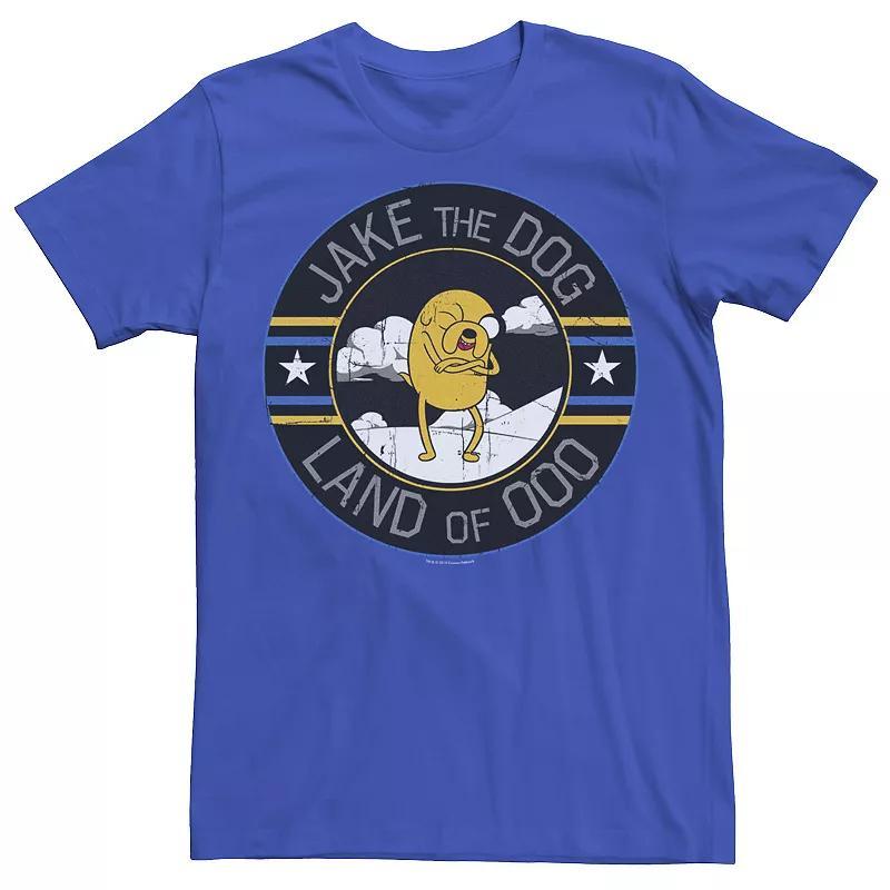 Men's Cartoon Network Adventure Time Jake The Dog Land Of Ooo Sweatshirt, Size: Small, Royal Product Image