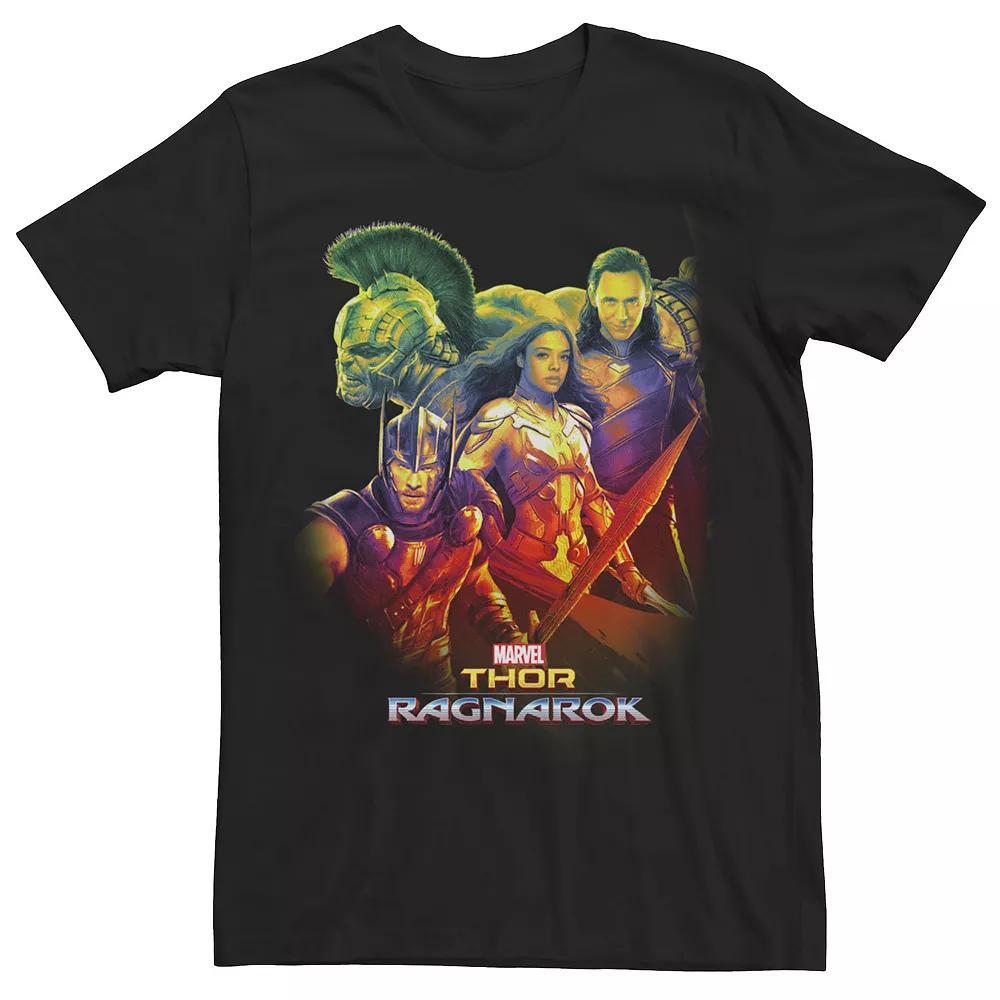 Big & Tall Netflix Stranger Things 4 Hopper Big Face Tee, Men's, Size: Large Tall, Black Product Image