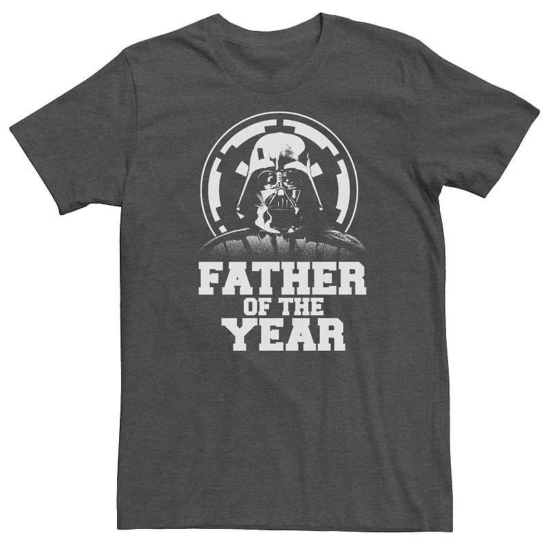 Big & Tall Star Wars Darth Vader Empire Father of the Year Tee, Men's, Size: XL Tall, Black Product Image