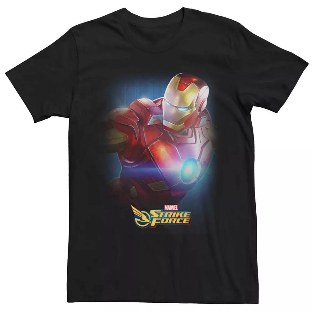 Mens Marvel Strike Force Iron Man Poster Tee Product Image