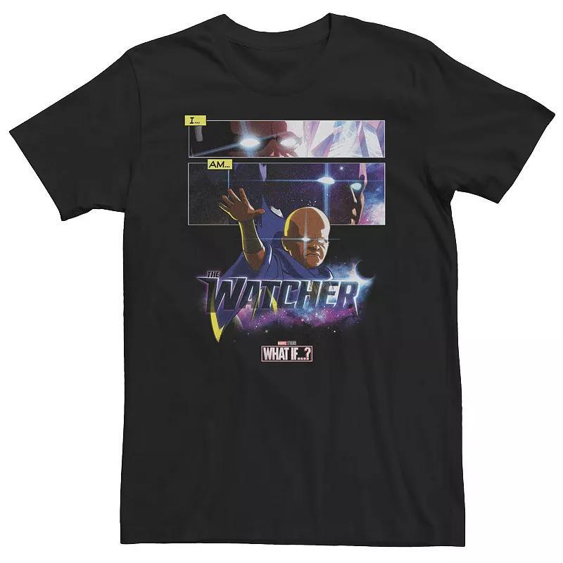 Big & Tall Star Wars The Mandalorian Spooky Cute Grogu Portrait Tee, Men's, Size: 4XL, Black Product Image