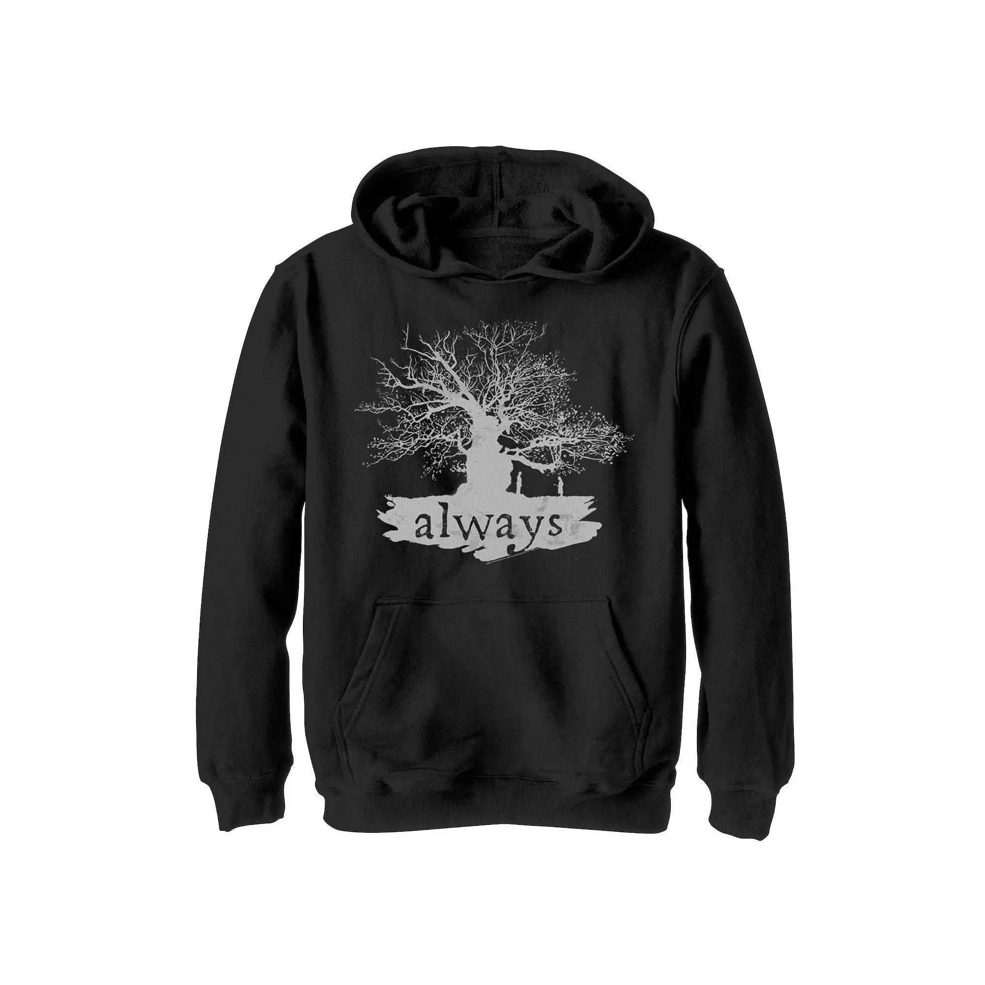 Boys 8-20 Marvel Christmas Iron Man Tree Graphic Hoodie, Boy's, Size: Large, Black Product Image