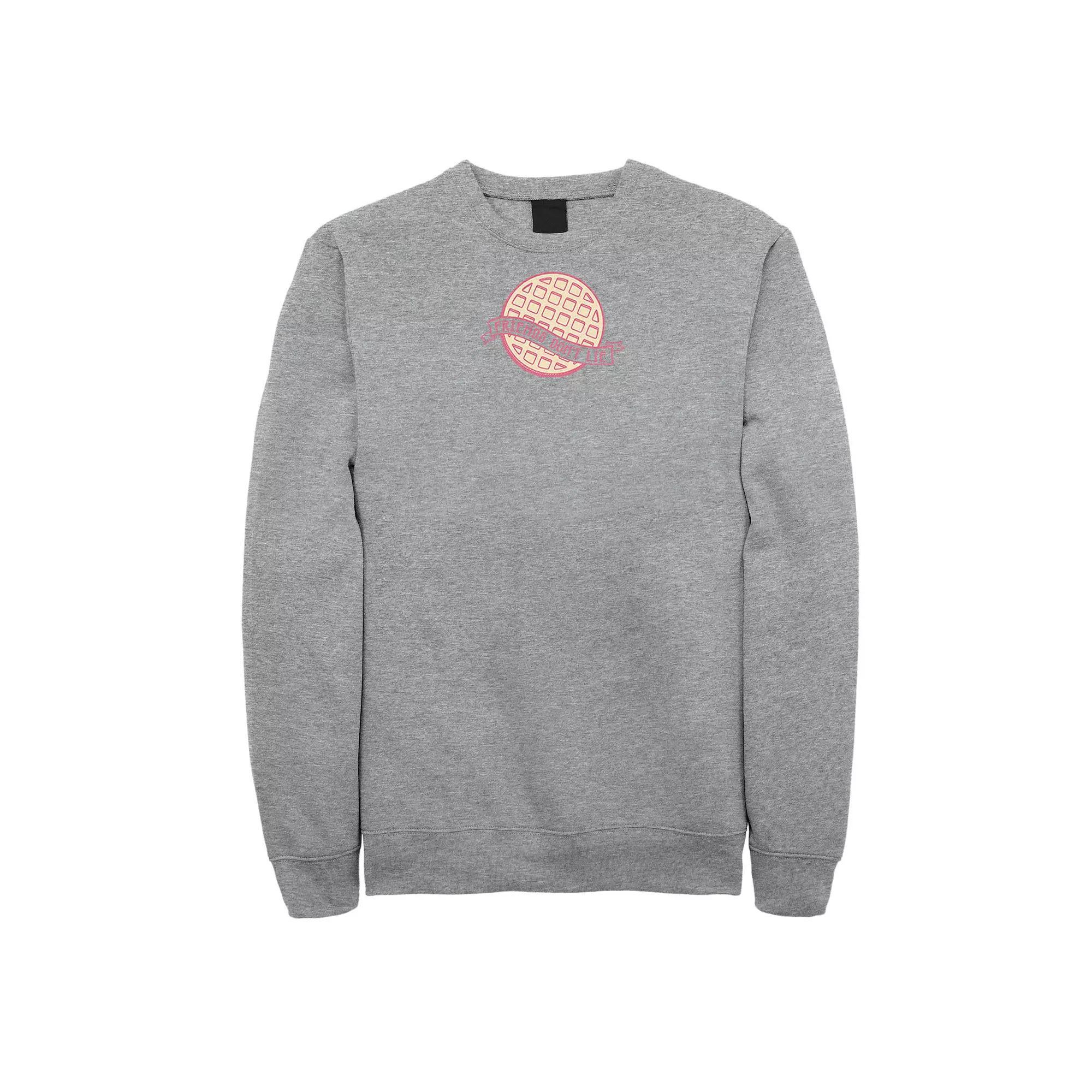 Mens Marvel City Skyline Logo Sweatshirt Athletic Grey Product Image