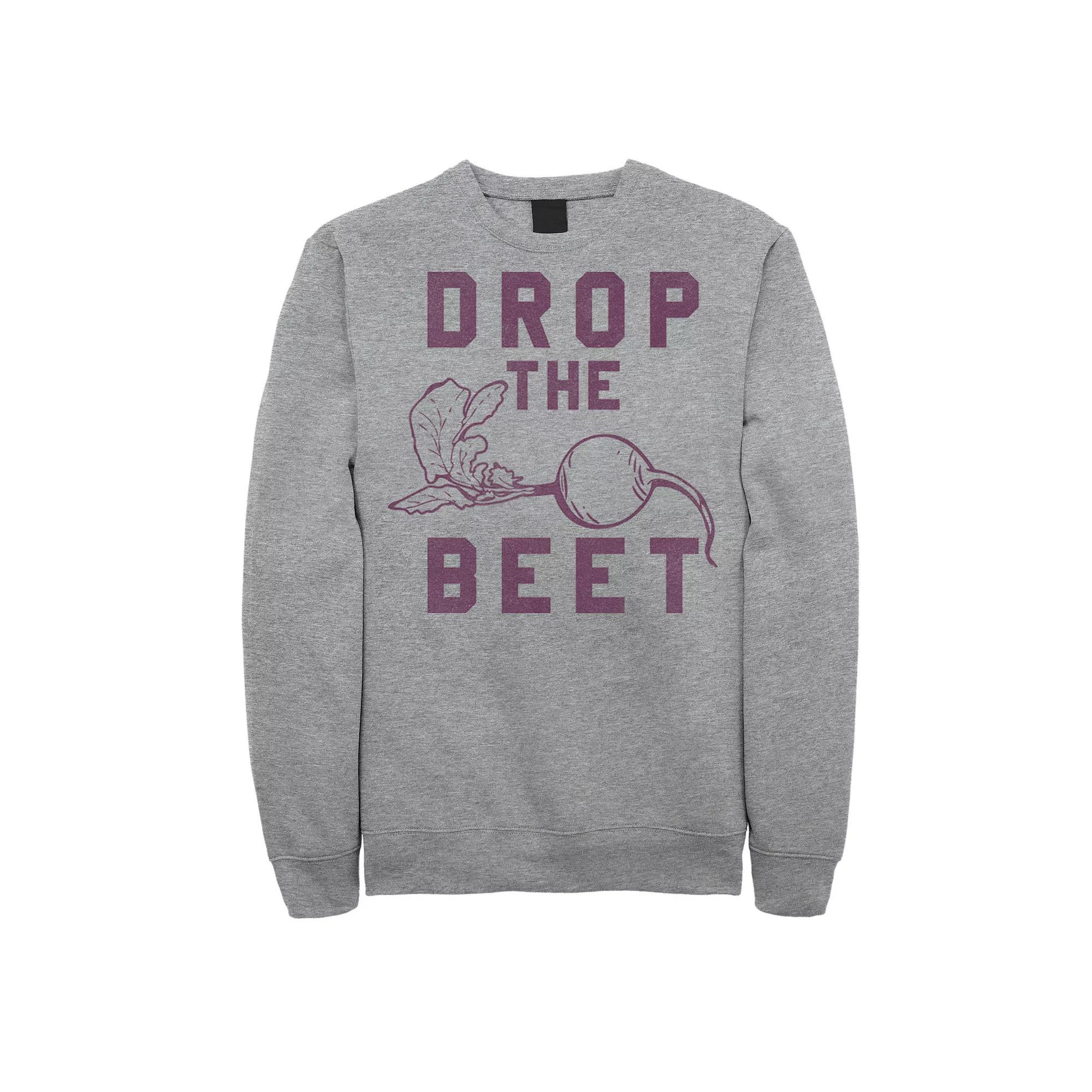 Men's 'Drop The Beet' Line Art Fleece, Size: XL, Athletic Grey Product Image