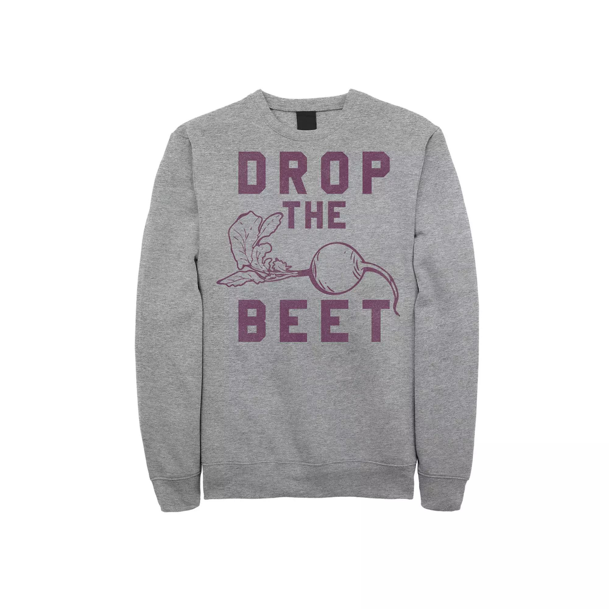 Men's 'Drop The Beet' Line Art Fleece, Size: XL, Athletic Grey Product Image