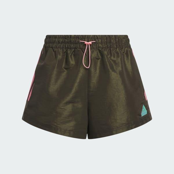 adidas Sunglass Pack Woven Shorts Semi Pink Spark XS Womens Product Image