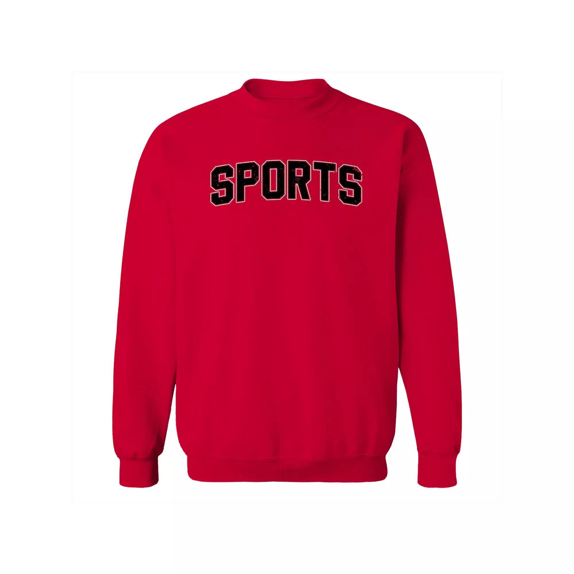 Men's Duke & Sons Sports Graphic Sweatshirt, Size: XL, Black Yellow Product Image
