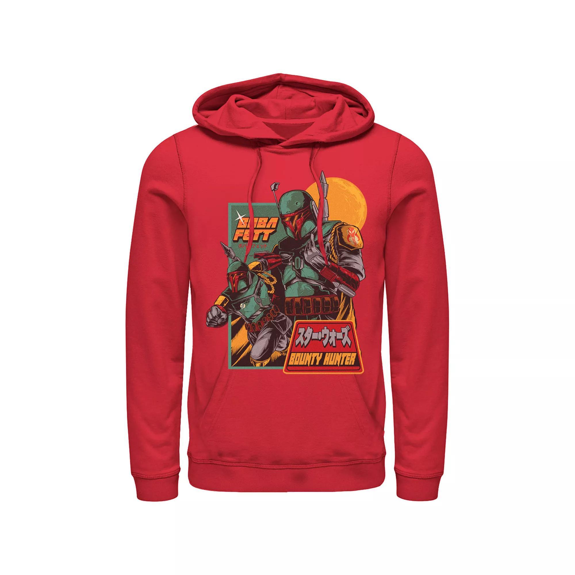 Men's Star Wars Neon Rebel Alliance Poster Hoodie, Size: Large, Athletic Grey Product Image